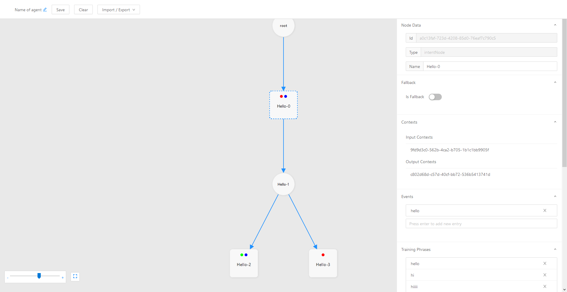 Dialogflow Editor